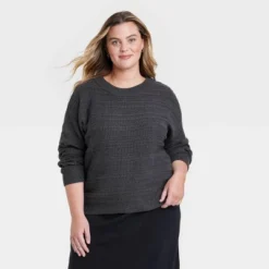 Women's Crewneck Cotton Pullover Sweater - Universal Thread™ 14 Women's Crewneck Cotton Pullover Sweater - Universal Thread™ -Universal Thread GUEST 011a268c 810a 49b8 9e41 2e11bdbde90a