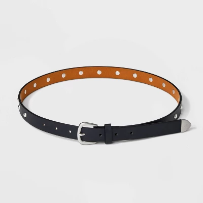 Women's Studded Belt - Universal Thread™ Black S 3 Women's Studded Belt - Universal Thread™ Black S