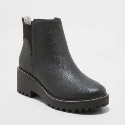 Women's Taci Boots - Universal Thread™ Jet Black -Universal Thread GUEST 07981dc5 3dd1 4201 a6f9 a979cdefddaa