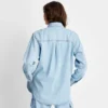 Women's Oversized Long Sleeve Collared Button-Down Denim Shirt - Universal Thread™ Light Wash -Universal Thread GUEST 16b69505 5924 4951 a625 963c49134953