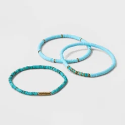 Semi-Precious Heishi Multi-Strand Bracelet Set 3pc - Universal Thread™ -Universal Thread GUEST 16c677ff e50e 4d59 b3fc bb475ac93df4