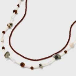 Necklace Semi-Precious Jasper Tiger Eye Labradorite Opal Beaded Necklace Set 2pc - Universal Thread™ 7 Necklace Semi-Precious Jasper Tiger Eye Labradorite Opal Beaded Necklace Set 2pc - Universal Thread™ -Universal Thread GUEST 1bd3509e 1126 4b08 8a9f 026b4aeb7467