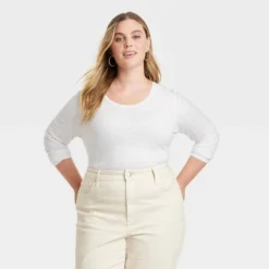 Women's Slim Fit Long Sleeve T-Shirt - Universal Thread™ -Universal Thread GUEST 24ab7886 0e1d 4f19 8a4d cd165b293f67