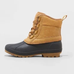 Universal Thread 29 Women's Tiffy Duck Winter Boots - Universal Thread⢠Tan/Black