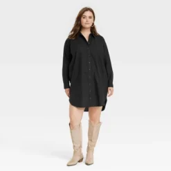 Women's Long Sleeve Mini Shirtdress - Universal Thread™ 8 Women's Long Sleeve Mini Shirtdress - Universal Thread™ -Universal Thread GUEST 31590b13 bf4e 456b beeb 785afc735b72