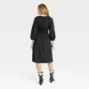 Women's Tie-Front Puff 3/4 Sleeve Midi Dress - Universal Thread™ -Universal Thread GUEST 3b5166fd b842 46c1 84a3 ae98d95b3356