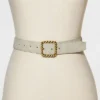 Women's Buckle Belt - Universal Thread™ Taupe -Universal Thread GUEST 46285432 1ce5 4f07 8c2d 0a1fd0ba60f5