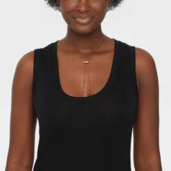 Slider Bar Bolo Tie Y-Line Necklace - Universal Thread™ Gold