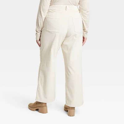 Women's High-Rise Corduroy Wide Leg Jeans - Universal Thread™ 3 Women's High-Rise Corduroy Wide Leg Jeans - Universal Thread™