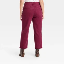 Women's High-Rise Straight Fit Cropped Jeans - Universal Thread™ -Universal Thread GUEST 69a72153 c51e 4f78 8b46 c7bd33ed9ebb