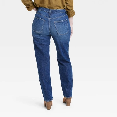 Women's High-Rise 90's Straight Jeans - Universal Thread™ Dark Wash 6 Women's High-Rise 90's Straight Jeans - Universal Thread™ Dark Wash - Image 4