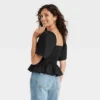 Women's Flutter Short Sleeve Corset Blouse - Universal Thread™ -Universal Thread GUEST 7493c5c5 5c0e 4f6b 8f54 0874657c291e