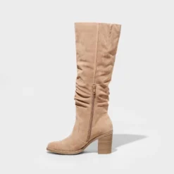 Universal Thread 23 Women's Harlan Dress Boots - Universal Thread⢠Taupe