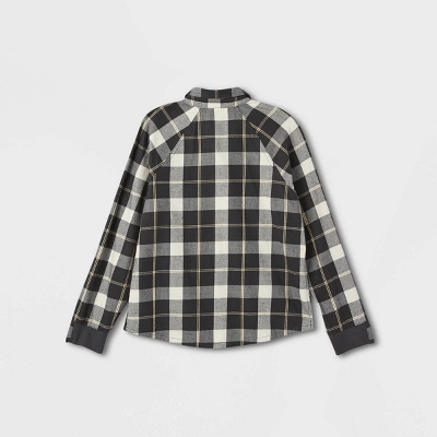 Women's Long Sleeve Adaptive Flannel Faux Button-Down Hook And Loop Shirt - Universal Thread™ 3 Women's Long Sleeve Adaptive Flannel Faux Button-Down Hook And Loop Shirt - Universal Thread™