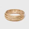 Smooth Bar Stretch Bangle Bracelet Set 4ct - Universal Thread™ Gold 2 Smooth Bar Stretch Bangle Bracelet Set 4ct - Universal Thread™ Gold -Universal Thread GUEST 8d960933 ff83 4411 8a8c 17662268754b