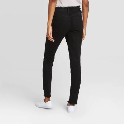 Women's Mid-Rise Skinny Jeans - Universal Thread™ Black 3 Women's Mid-Rise Skinny Jeans - Universal Thread™ Black