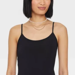 Pink Seedbead And Station Necklace Set 3pc - Universal Thread⢠Gold