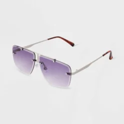 Women's Tortoise Print Metal Aviator Sunglasses - Universal Thread™