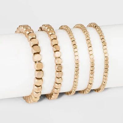 Metal Multi-Strand Bracelet - Universal Thread™ Gold 3 Metal Multi-Strand Bracelet - Universal Thread™ Gold