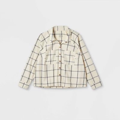 Women's Long Sleeve Adaptive Flannel Faux Button-Down Hook And Loop Shirt - Universal Thread™ 9 Women's Long Sleeve Adaptive Flannel Faux Button-Down Hook And Loop Shirt - Universal Thread™ - Image 7