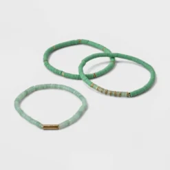 Semi-Precious Heishi Multi-Strand Bracelet Set 3pc - Universal Thread™ -Universal Thread GUEST bafc043f 8268 42fc 9a18 48c1b33af439