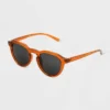 Women's Shiny Plastic Round Sunglasses - Universal Thread™ Light Orange 1 Women's Shiny Plastic Round Sunglasses - Universal Thread™ Light Orange -Universal Thread GUEST c332c173 4bf5 442f bb51 c3b5766f7f8a