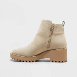 Universal Thread 43 Women's Taci Ankle Boots - Universal Thread⢠Light Taupe