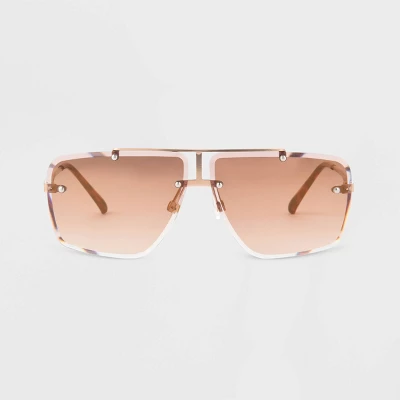 Women's Tortoise Print Metal Aviator Sunglasses - Universal Thread™ 5 Women's Tortoise Print Metal Aviator Sunglasses - Universal Thread™ - Image 3