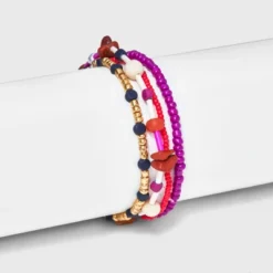 Semi Precious Opal Stretch Bracelet Set 4pc - Universal Threadâ˘