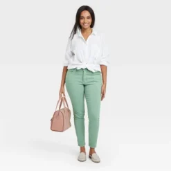 Women's Mid-Rise Skinny Stretch Ankle Jeans - Universal Thread™ Green -Universal Thread GUEST e265bc9c 7eb6 4dc8 9b60 c469fffcf3f7