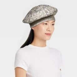 Cable Knit Beret - Universal Thread™