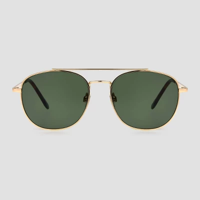 Women's Square Aviator Sunglasses - Universal Thread™ Vibrant Gold 3 Women's Square Aviator Sunglasses - Universal Thread™ Vibrant Gold